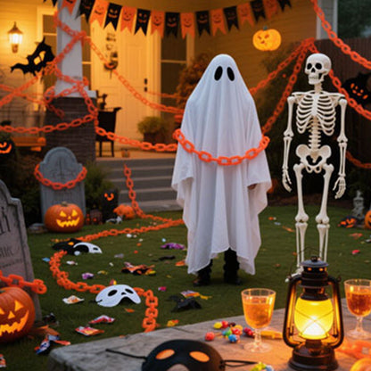 Contemporary Creative PVC Chain Halloween Decorative Light Waterproof Solar Battery LED Landscape Lighting Outdoor Light For Garden & Patio