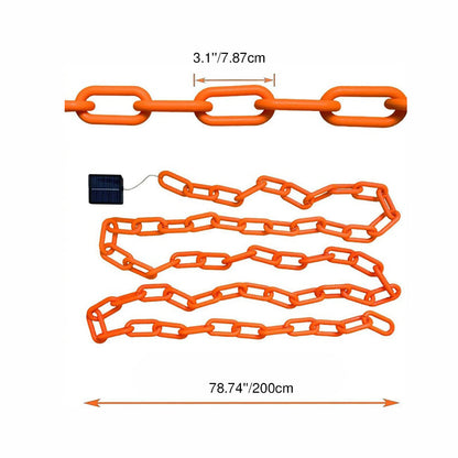 Contemporary Creative PVC Chain Halloween Decorative Light Waterproof Solar Battery LED Landscape Lighting Outdoor Light For Garden & Patio