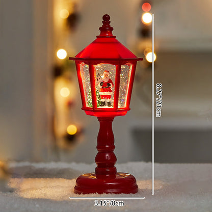 Modern Art Deco PVC House-Shaped Christmas LED Table Lamp For Living Room