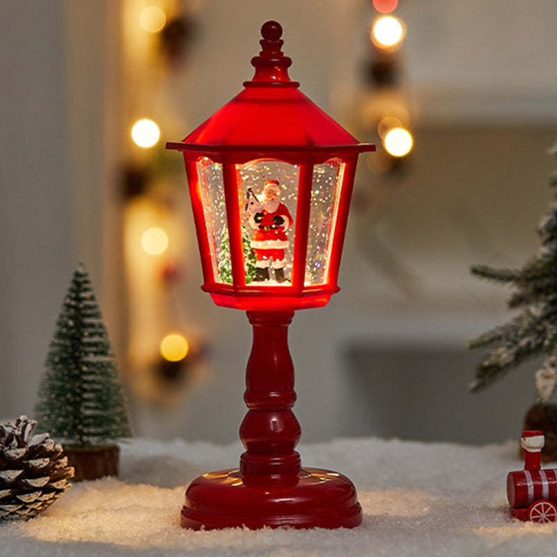 Modern Art Deco PVC House-Shaped Christmas LED Table Lamp For Living Room