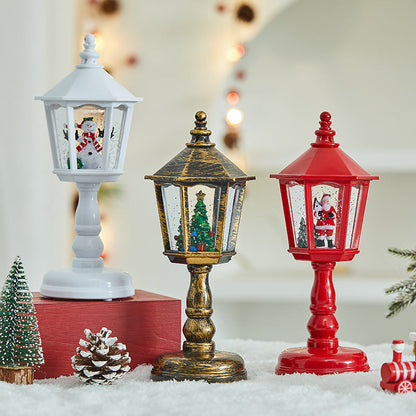 Modern Art Deco PVC House-Shaped Christmas LED Table Lamp For Living Room