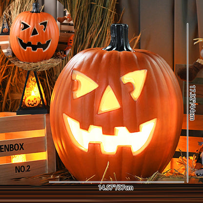 Modern Art Deco PE Pumpkin-Shaped LED Floor Lamp For Living Room