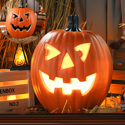 Modern Art Deco PE Pumpkin-Shaped LED Floor Lamp For Living Room