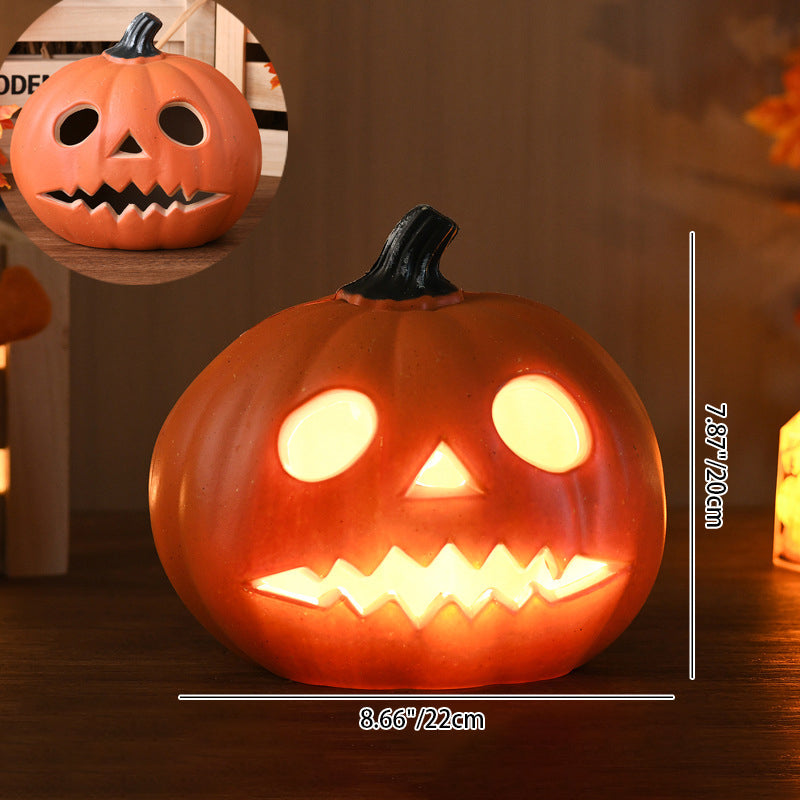 Modern Art Deco PE Pumpkin-Shaped LED Floor Lamp For Living Room
