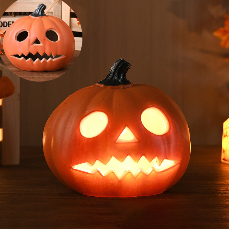 Modern Art Deco PE Pumpkin-Shaped LED Floor Lamp For Living Room