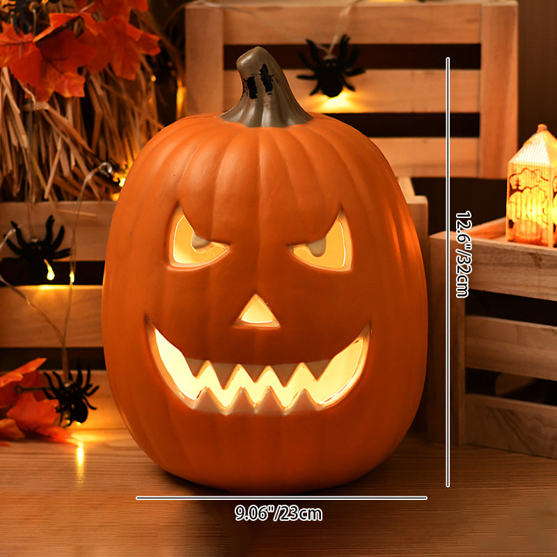 Modern Art Deco PE Pumpkin-Shaped LED Floor Lamp For Living Room