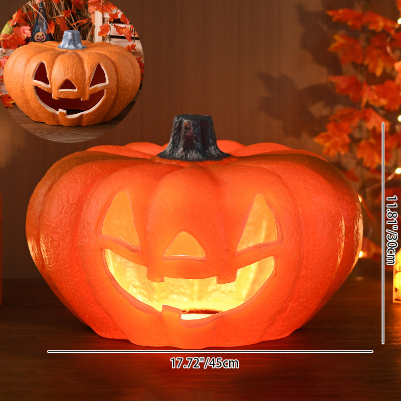 Modern Art Deco PE Pumpkin-Shaped LED Floor Lamp For Living Room