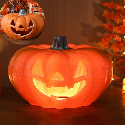 Modern Art Deco PE Pumpkin-Shaped LED Floor Lamp For Living Room