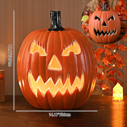 Modern Art Deco PE Pumpkin-Shaped LED Floor Lamp For Living Room