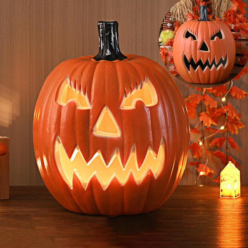 Modern Art Deco PE Pumpkin-Shaped LED Floor Lamp For Living Room