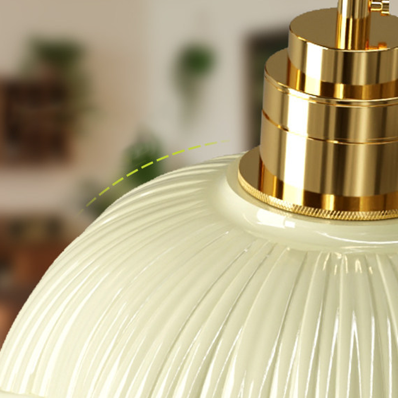 Traditional Vintage Ceramic Iron Flower Bud Wave Round 1 Light Wall Sconce Lamp For Living Room